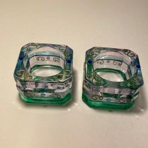 Vintage PartyLite Marci votive candle holders. Set of 2 (Two).